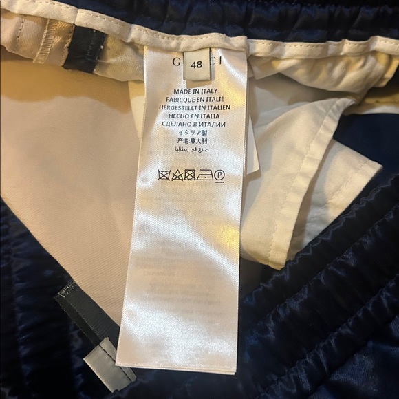 Gucci Japanese Acetate W/EMB Tide/Mix Boxing Shorts size 48
